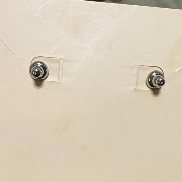 Olive + Piper elegant Silver Crystal Drop Earrings - Picture 6 of 7